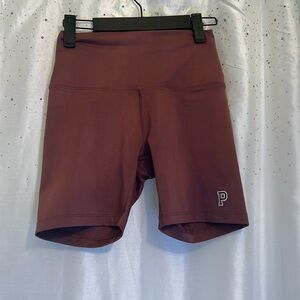 dark pink biker shorts